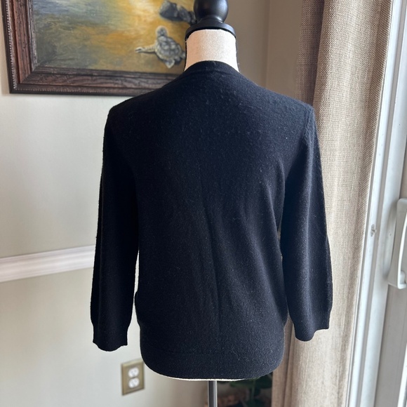 KATE SPADE | Make Magic Embellished Black Bow Crewneck Sweater - Picture 6 of 7